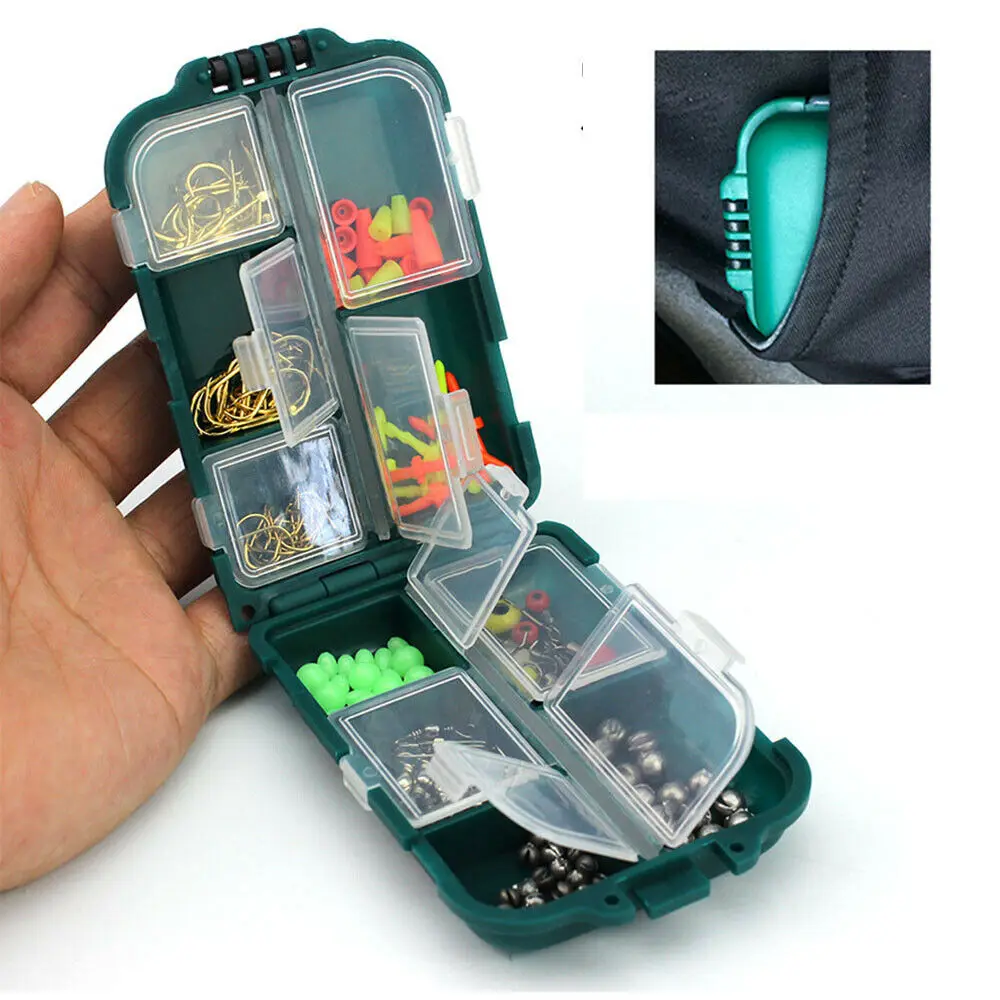 1pc Fishing Hook Box With 10 Independents Grid Waterproof Insect Proof Storage Box Case Portable Lightweight Fishing Accessories
1pc Fishing Hook Box With 10 Independents Grid Waterproof Insect Proof Storage Box Case Portable Lightweight Fishing Accessories