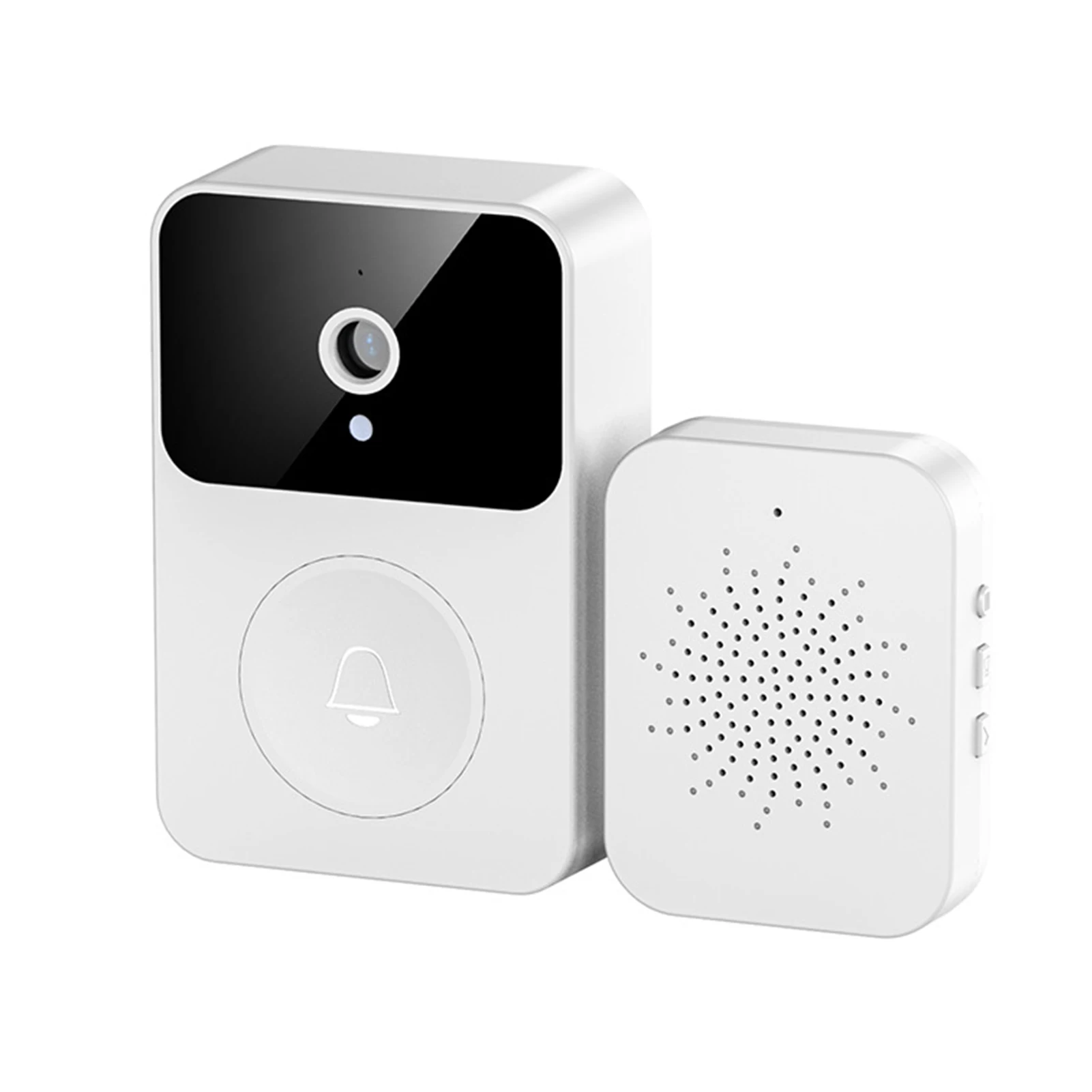Wireless Remote Doorbell With Chime IR Night Vision HD Camera 2-Way Audio Volume Control Video Doorbell Home Security Protection
Wireless Remote Doorbell With Chime IR Night Vision HD Camera 2-Way Audio Volume Control Video Doorbell Home Security Protection