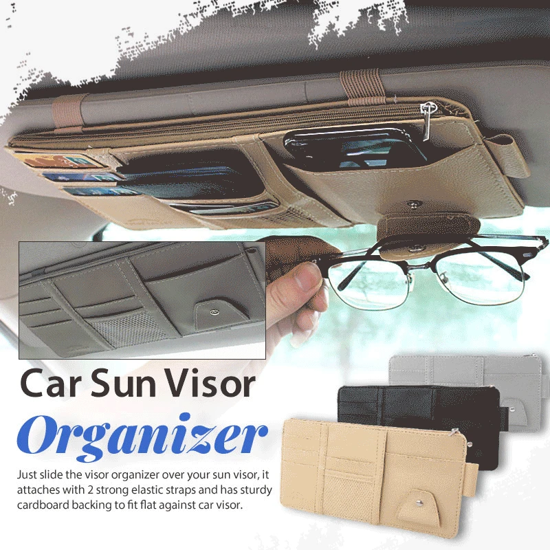 Car Styling Visor Organizer Auto Sun Visor Storage Pouch Car Organizer Sunglasses Holder Card Organizer Ticket Pocket Pen Holder
Car Styling Visor Organizer Auto Sun Visor Storage Pouch Car Organizer Sunglasses Holder Card Organizer Ticket Pocket Pen Holder