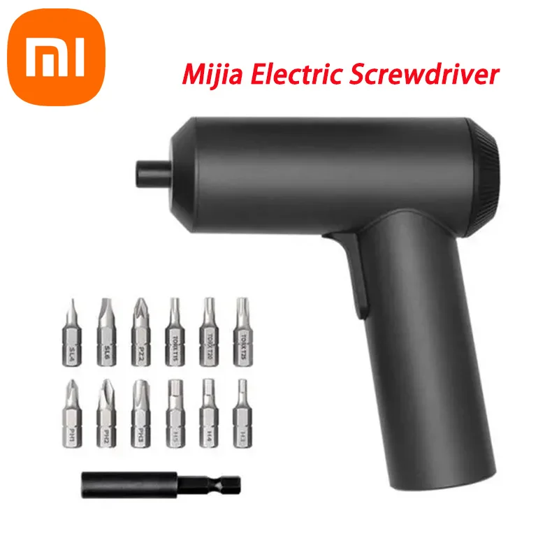 XIAOMI Mijia Cordless Rechargeable Screwdriver 3.6V 2000mAh Li-ion 5N.m Electric Screwdriver With 12Pcs S2 Screw Bits For home
XIAOMI Mijia Cordless Rechargeable Screwdriver 3.6V 2000mAh Li-ion 5N.m Electric Screwdriver With 12Pcs S2 Screw Bits For home