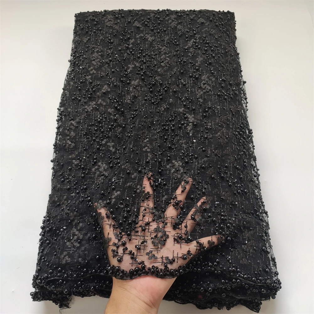 2023 High Quality African Nigerian Tulle Lace Fabric Sequins Embroidery French Guipure Wedding Party Dress Beaded 5Yards
2023 High Quality African Nigerian Tulle Lace Fabric Sequins Embroidery French Guipure Wedding Party Dress Beaded 5Yards