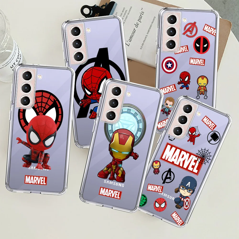 Marvel Spiderman Iron Man Captain Clear Case For Samsung Galaxy S22 S20 FE S21 S10 S9 Plus Note 20 Ultra 10 Lite Phone Shell
Marvel Spiderman Iron Man Captain Clear Case For Samsung Galaxy S22 S20 FE S21 S10 S9 Plus Note 20 Ultra 10 Lite Phone Shell
