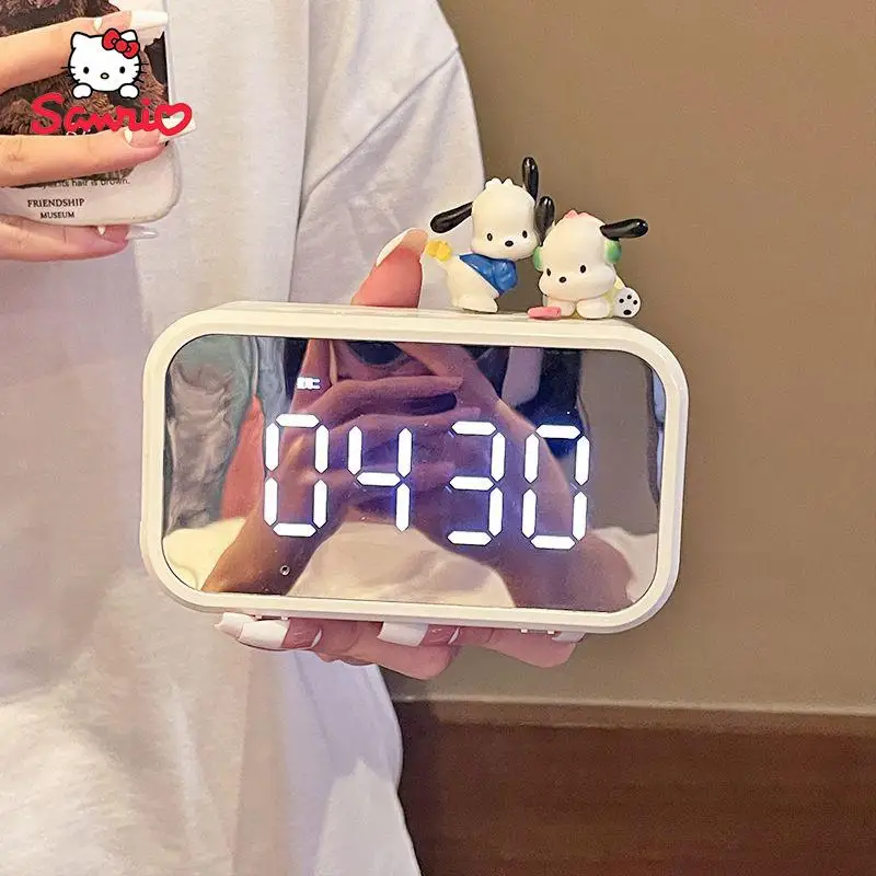 Sanrio Pochacco Kuromi New Alarm Clock Hd Mirror Student Dormitory Charge Desktop Ornaments Audio Creativity Girlfriend Gift
Sanrio Pochacco Kuromi New Alarm Clock Hd Mirror Student Dormitory Charge Desktop Ornaments Audio Creativity Girlfriend Gift