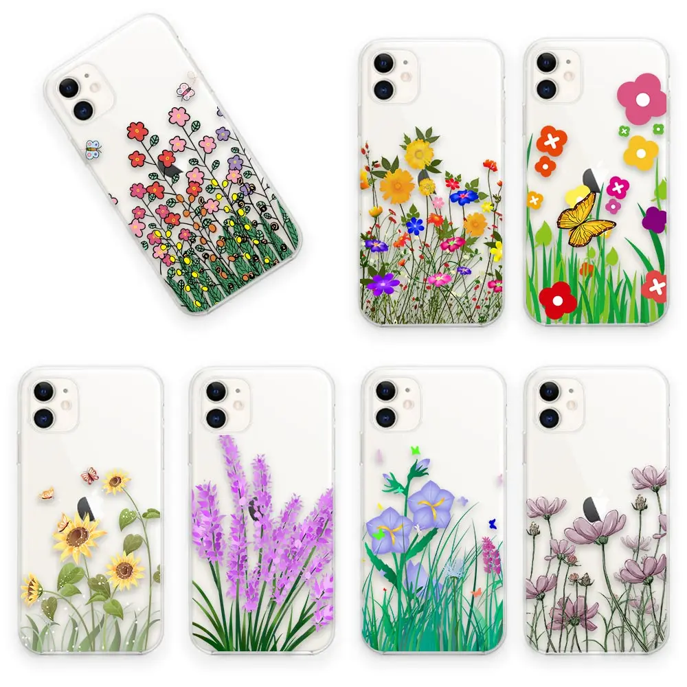 Fashionable Beautiful Flowers Clear Funda Coque Case for Apple iPhone 11 12 13 14 Pro Plus 7 8 SE XR XS Max 6 6s Plus Case Capa
Fashionable Beautiful Flowers Clear Funda Coque Case for Apple iPhone 11 12 13 14 Pro Plus 7 8 SE XR XS Max 6 6s Plus Case Capa