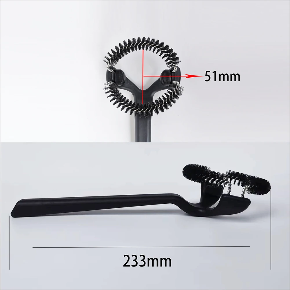 51/58mm Coffee Brush Coffee Machine Cleaning Brush Elbow Replaceable Head Cleaning Round Brush For Espresso Machine Group Head
51/58mm Coffee Brush Coffee Machine Cleaning Brush Elbow Replaceable Head Cleaning Round Brush For Espresso Machine Group Head