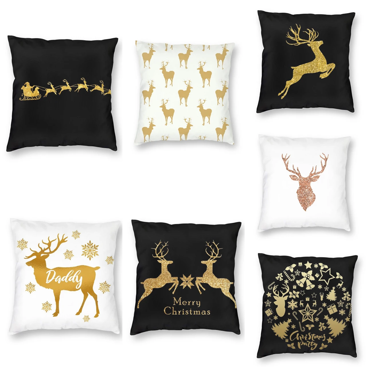 Christmas Gold Deer Square Pillowcase Polyester Pillow Cover Velvet Cushion Decor Comfort Throw Pillow For Home Living Room
Christmas Gold Deer Square Pillowcase Polyester Pillow Cover Velvet Cushion Decor Comfort Throw Pillow For Home Living Room
