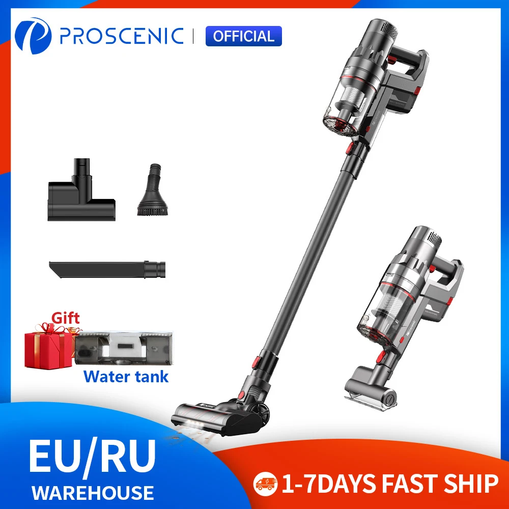 Пылесос Proscenic P11 Аккумуляторный со съемной батареей 450 Вт 25000 па 3 режима