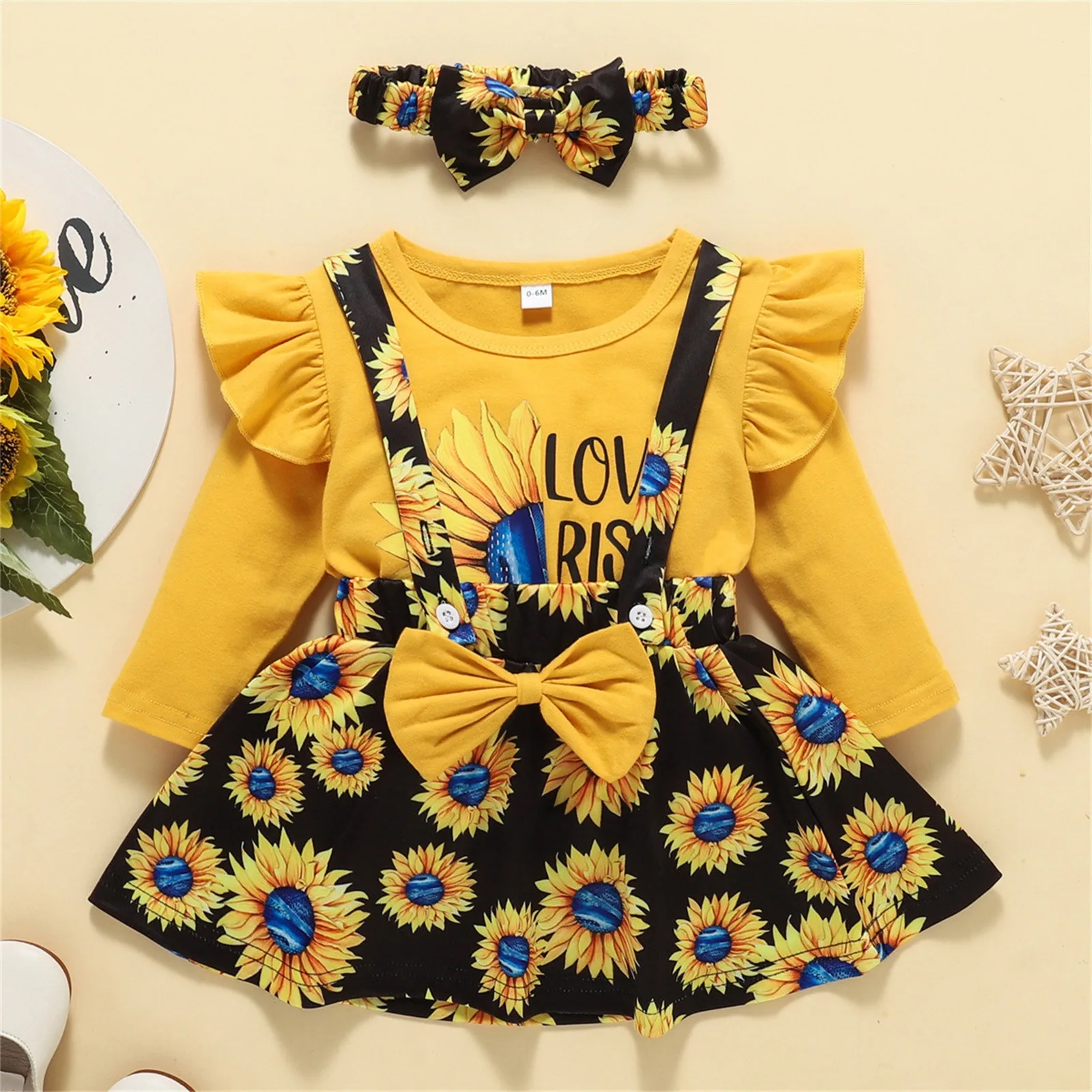 Girls Clothing Set Toddler Baby Girls Flower Printed Long Sleeve Cotton Tops Suspender Skirts Headbands Outfits Clothes Set
Girls Clothing Set Toddler Baby Girls Flower Printed Long Sleeve Cotton Tops Suspender Skirts Headbands Outfits Clothes Set