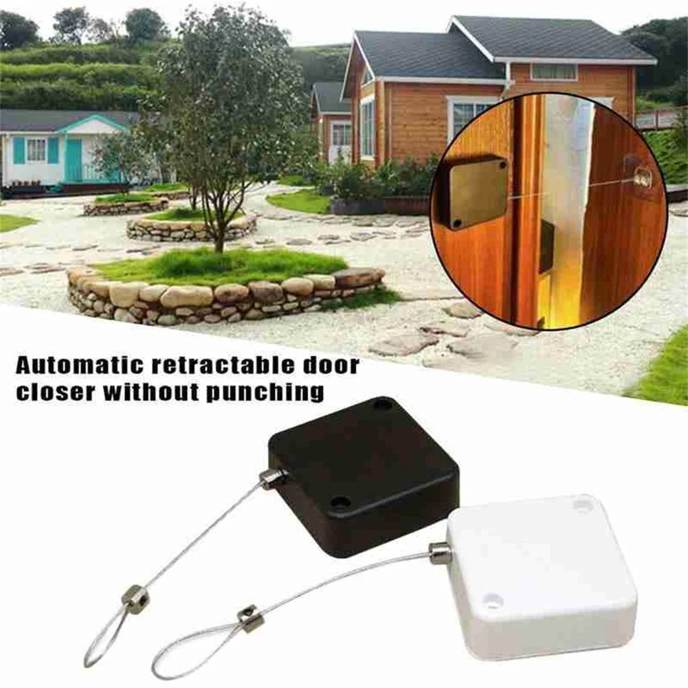 1Pc Automatic Door Closer Black And White Punch-free Auto Sensor Door Closers Device For All Doors
1Pc Automatic Door Closer Black And White Punch-free Auto Sensor Door Closers Device For All Doors