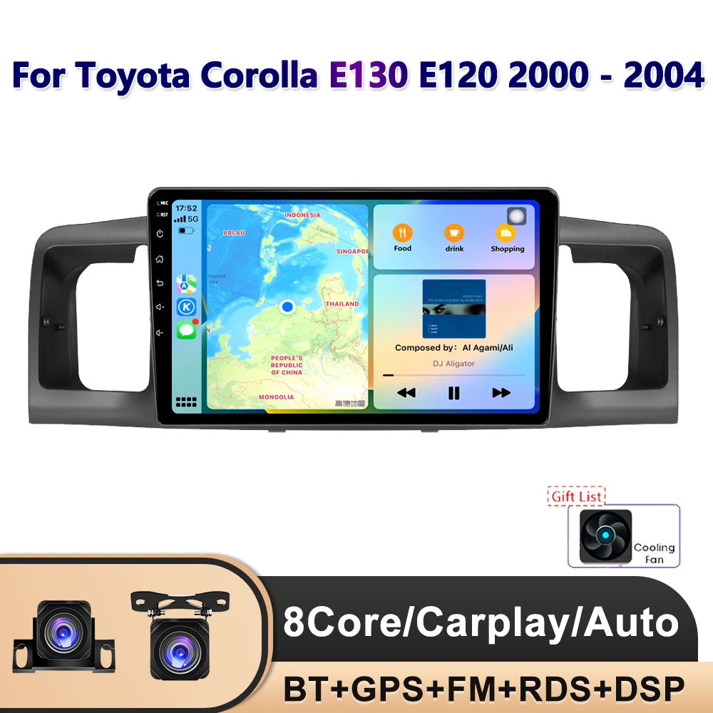 iorigin For Toyota Corolla E130 E120 2000 - 2004 Car Radio Multimedia Video Player Android Navigation GPS carplay/Auto QLED
iorigin For Toyota Corolla E130 E120 2000 - 2004 Car Radio Multimedia Video Player Android Navigation GPS carplay/Auto QLED