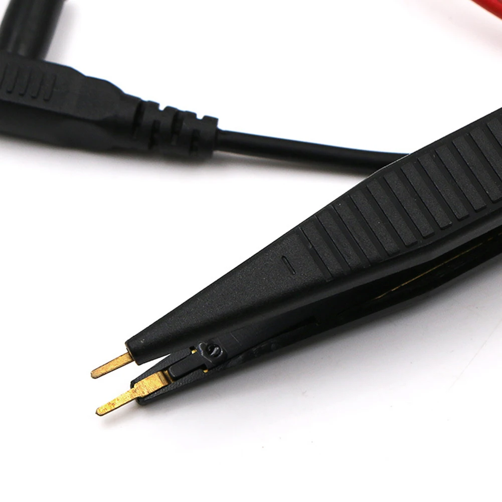 SMT SMD Chip Test Clip Lead Probe Digital Universal Multi-Meter Plug Meter Tweezer For Resistance Capacitance Measurement
SMT SMD Chip Test Clip Lead Probe Digital Universal Multi-Meter Plug Meter Tweezer For Resistance Capacitance Measurement