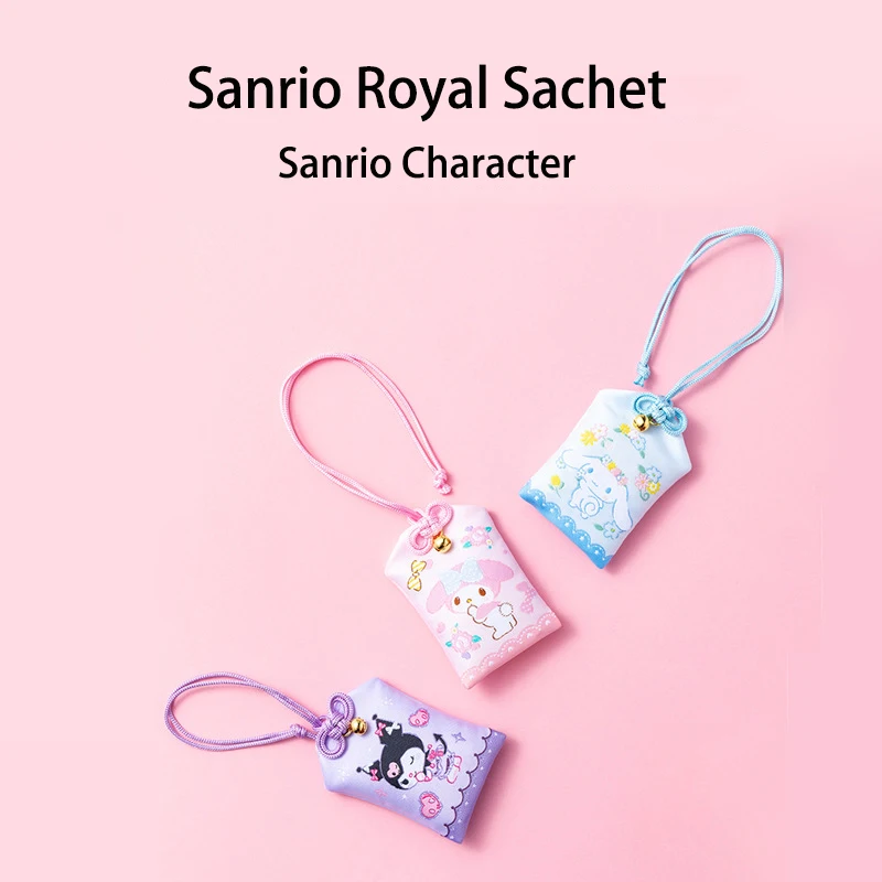 

Милый Sanrio Kuromi My Melody Cinnamoroll Королевский Саше мультяшный простой благословение мешок саше кулон Милая девочка праздничный подарок
