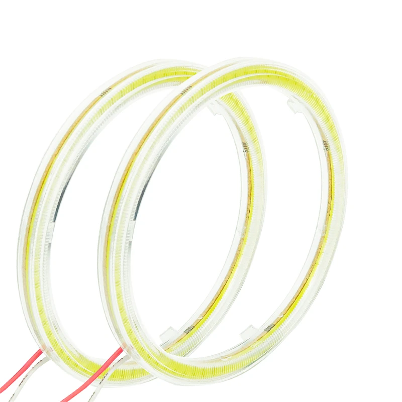 2pcs Car Headlight Angel Eyes Lights COB LED Headlight Fog Light Motorcycle Daytime Running Light DRL 60-120mm
2pcs Car Headlight Angel Eyes Lights COB LED Headlight Fog Light Motorcycle Daytime Running Light DRL 60-120mm