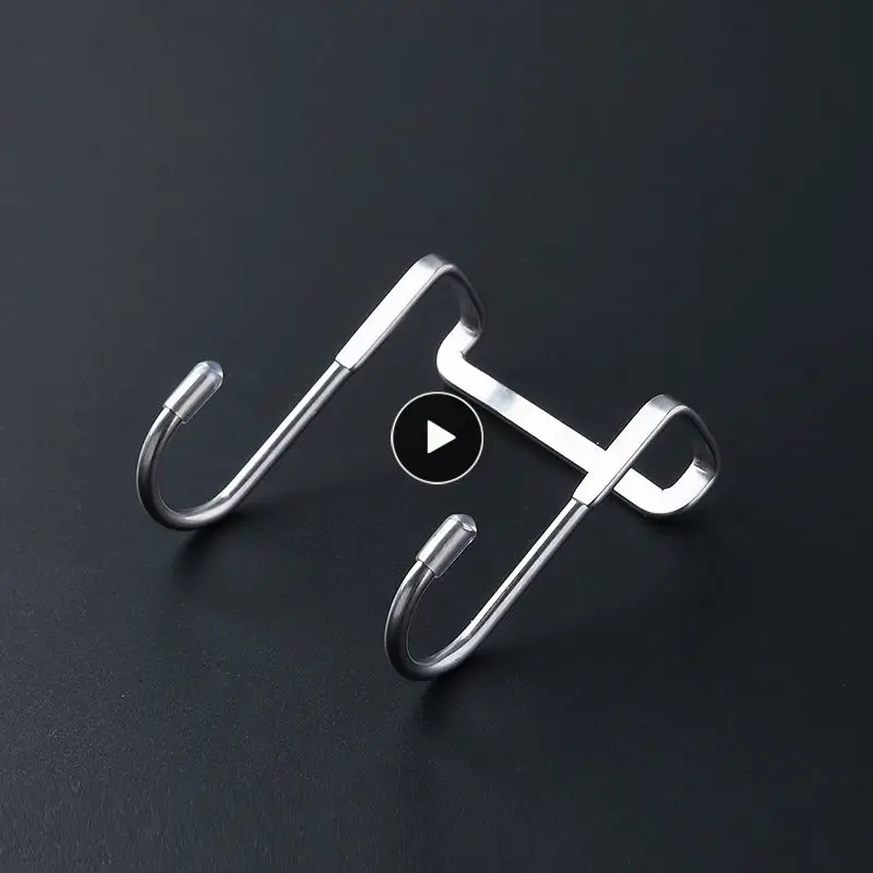 Hanging Clasp Holder Towel Storage Rack Stainless Steel Clothes Hooks Multifunctional S-hook Door Hanger Hook Storage Tools
Hanging Clasp Holder Towel Storage Rack Stainless Steel Clothes Hooks Multifunctional S-hook Door Hanger Hook Storage Tools