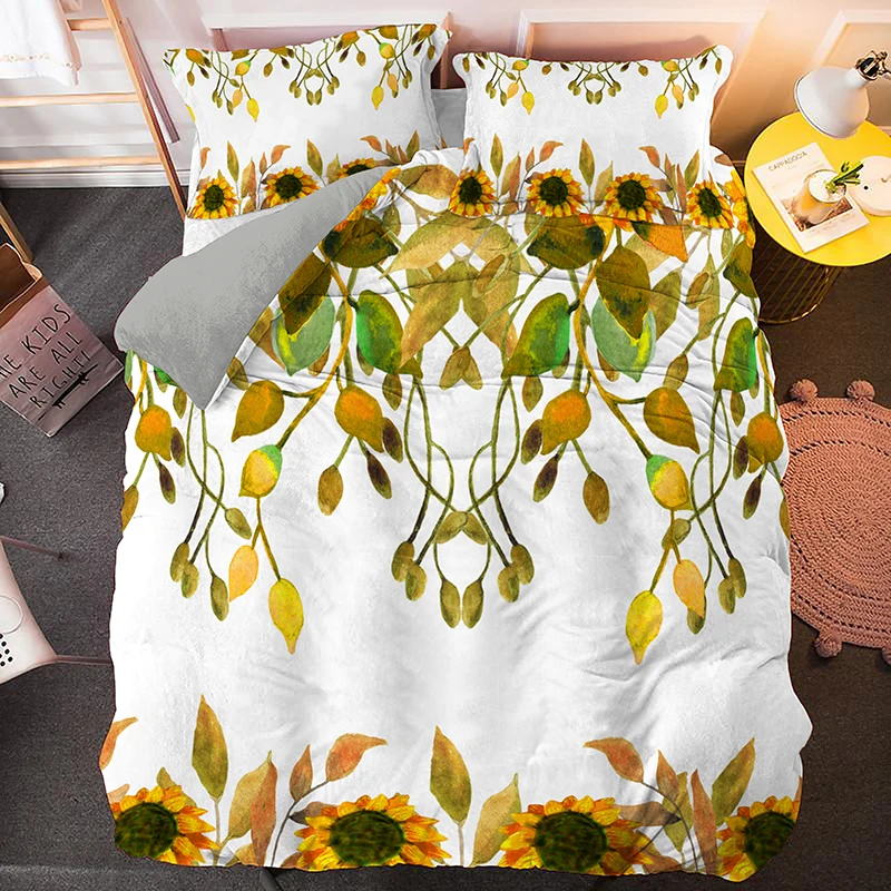 Flower Pattern Bedding Set Pillowcase Duvet Cover Sets Twin/Queen/King Size Rose Polyester Comforter Set for Kids Girls Boys
Flower Pattern Bedding Set Pillowcase Duvet Cover Sets Twin/Queen/King Size Rose Polyester Comforter Set for Kids Girls Boys