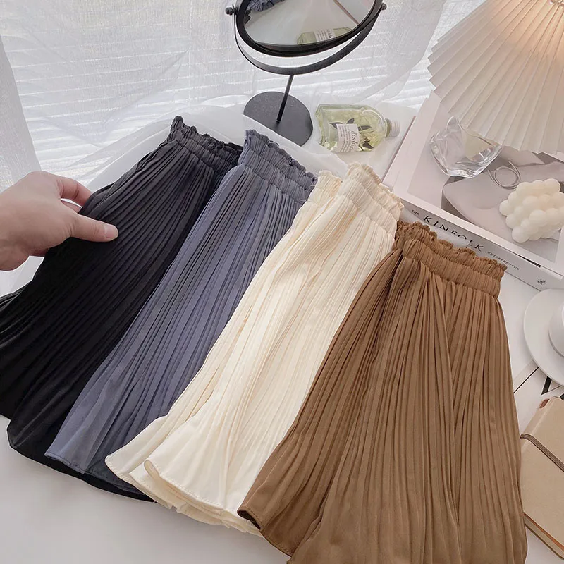 Summer Women Student Pleated Skirt High Waist A-line Skirts Ladies Korean Casual Harajuku Japanese Kawaii Short Skirts Female
Summer Women Student Pleated Skirt High Waist A-line Skirts Ladies Korean Casual Harajuku Japanese Kawaii Short Skirts Female