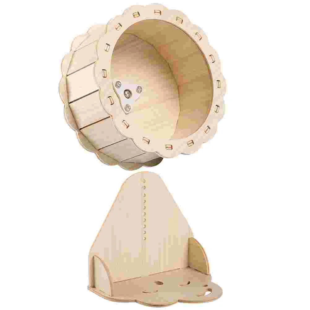 Wooden Hamster Running Wheel Small Pet Exercise Hedgehog Gerbils Bracket Guinea Animal Play Toy Playset Silent Chinchilla
Wooden Hamster Running Wheel Small Pet Exercise Hedgehog Gerbils Bracket Guinea Animal Play Toy Playset Silent Chinchilla