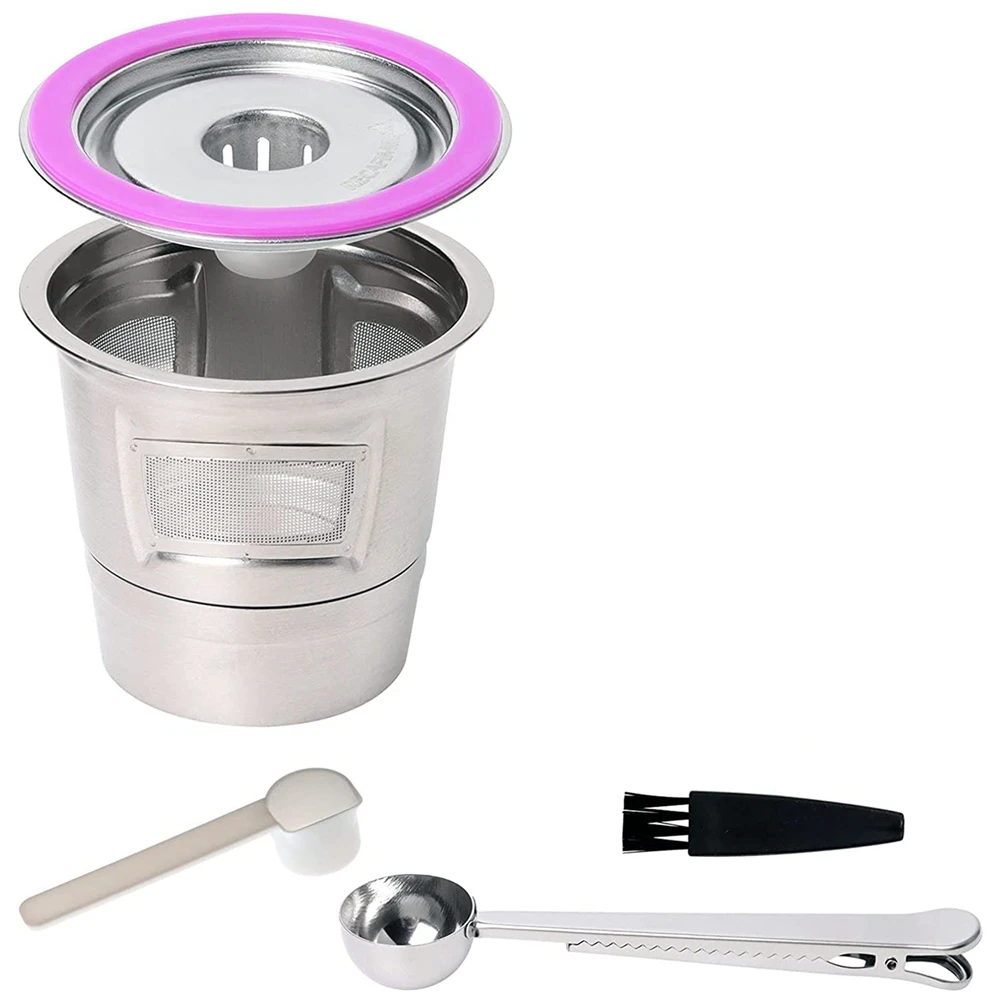 Reusable Cups Stainless Steel Coffee Filters Compatible for K-Duo Keurig Reusable Pods Metal
Reusable Cups Stainless Steel Coffee Filters Compatible for K-Duo Keurig Reusable Pods Metal