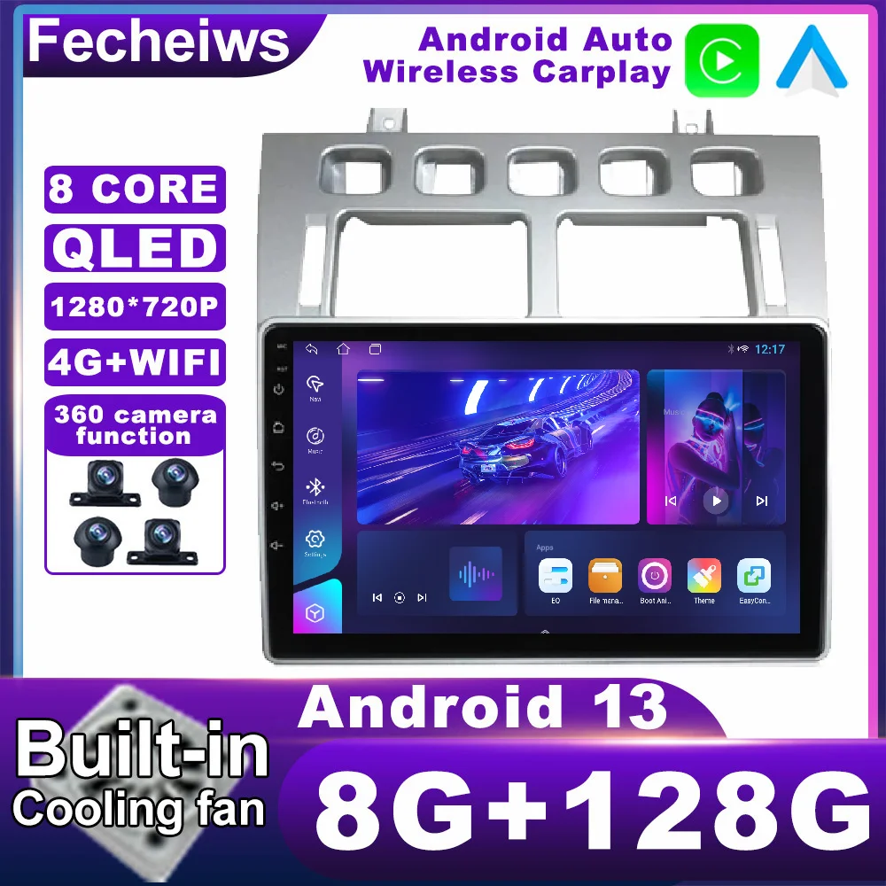 

Android 13 For Chery Cowin 3 2010 - 2011 Car Radio Video RDS QLED Autoradio Stereo Multimedia Wireless Carplay Auto BT DSP ADAS