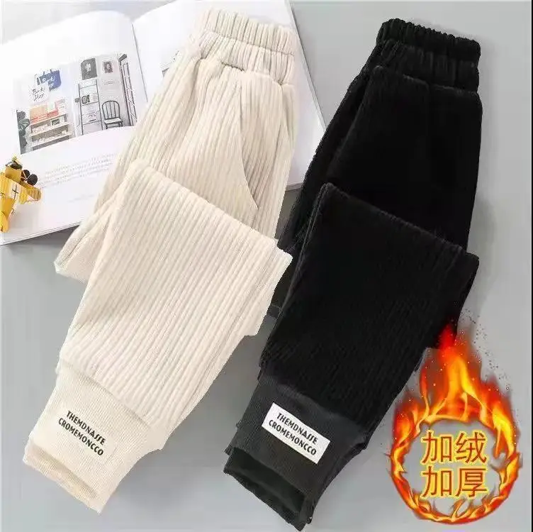 CNANOO Sweatpants autumn Winter Women's Velvet Autumn and Models Loose Thickening Was Thin Warm casual Pants
CNANOO Sweatpants autumn Winter Women's Velvet Autumn and Models Loose Thickening Was Thin Warm casual Pants