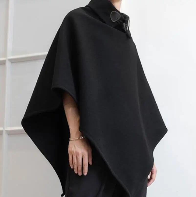 Spring Men’s New Fashion Personalized Customization Large-size Mid-length Loose And Thin Cape Shawl Lapel Woolen Coat S-6XL
Spring Men’s New Fashion Personalized Customization Large-size Mid-length Loose And Thin Cape Shawl Lapel Woolen Coat S-6XL