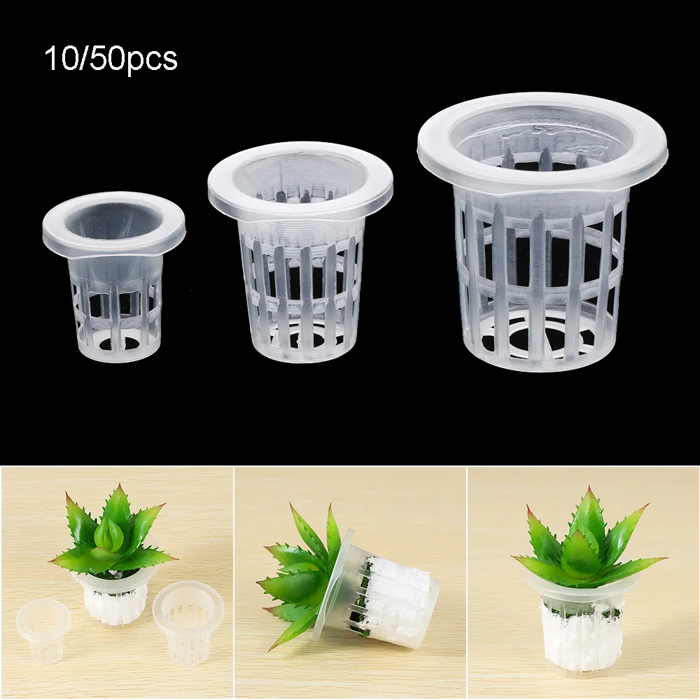 

10/50pcs Hot sell Soilless Hydroponic Planting Cultivation Nursery Sponge Seed Trays Flower Pots Planting Basket