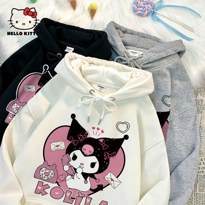 Толстовка женская с капюшоном, милая аниме курьерская одежда с японским мультяшным принтом, свободная спортивная одежда, осень-зима
Толстовка женская с капюшоном, милая аниме курьерская одежда с японским мультяшным принтом, свободная спортивная одежда, осень-зима