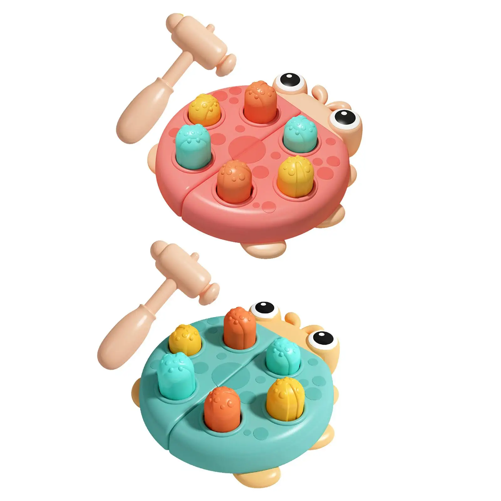 Fun Whack Game Toys Early Educational Pounding Game Developmental Toy with Hammer for Kids Parties Birthday Girls Toddlers
Fun Whack Game Toys Early Educational Pounding Game Developmental Toy with Hammer for Kids Parties Birthday Girls Toddlers