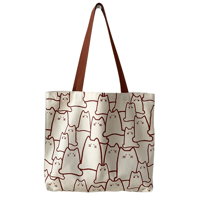 Ladies Shopping Bag Cute Cat Handbag with Zipper Design Japanese Style Cartoon Shoulder Bag
Ladies Shopping Bag Cute Cat Handbag with Zipper Design Japanese Style Cartoon Shoulder Bag