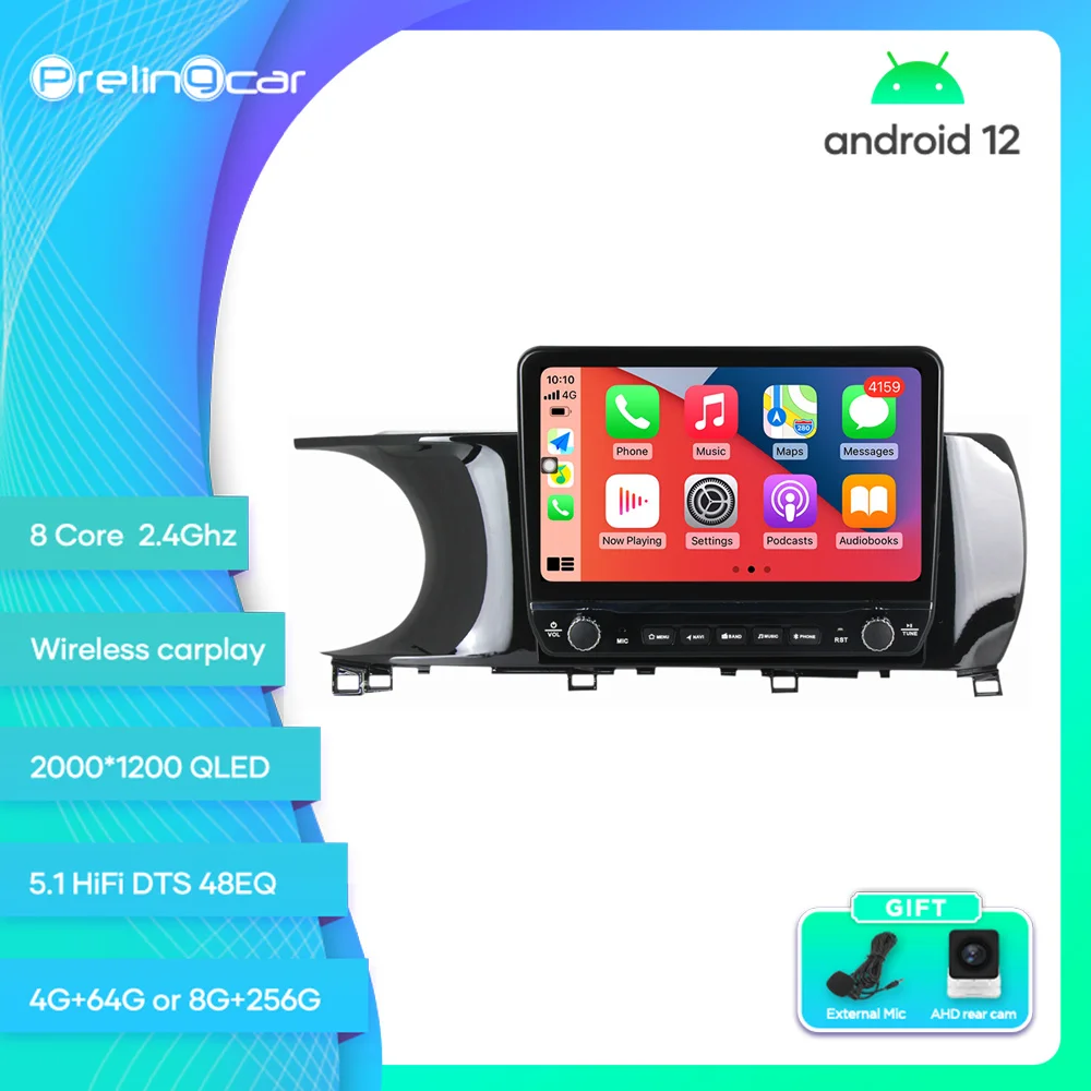 Prelingcar для KIA K5 3 2020-2021 лет Android 12 автомобильный монитор 8 256g Carplay RDS GPS Встроенный 2din Радио DVD плеер 5,1 HIFI DST
Prelingcar для KIA K5 3 2020-2021 лет Android 12 автомобильный монитор 8 256g Carplay RDS GPS Встроенный 2din Радио DVD плеер 5,1 HIFI DST