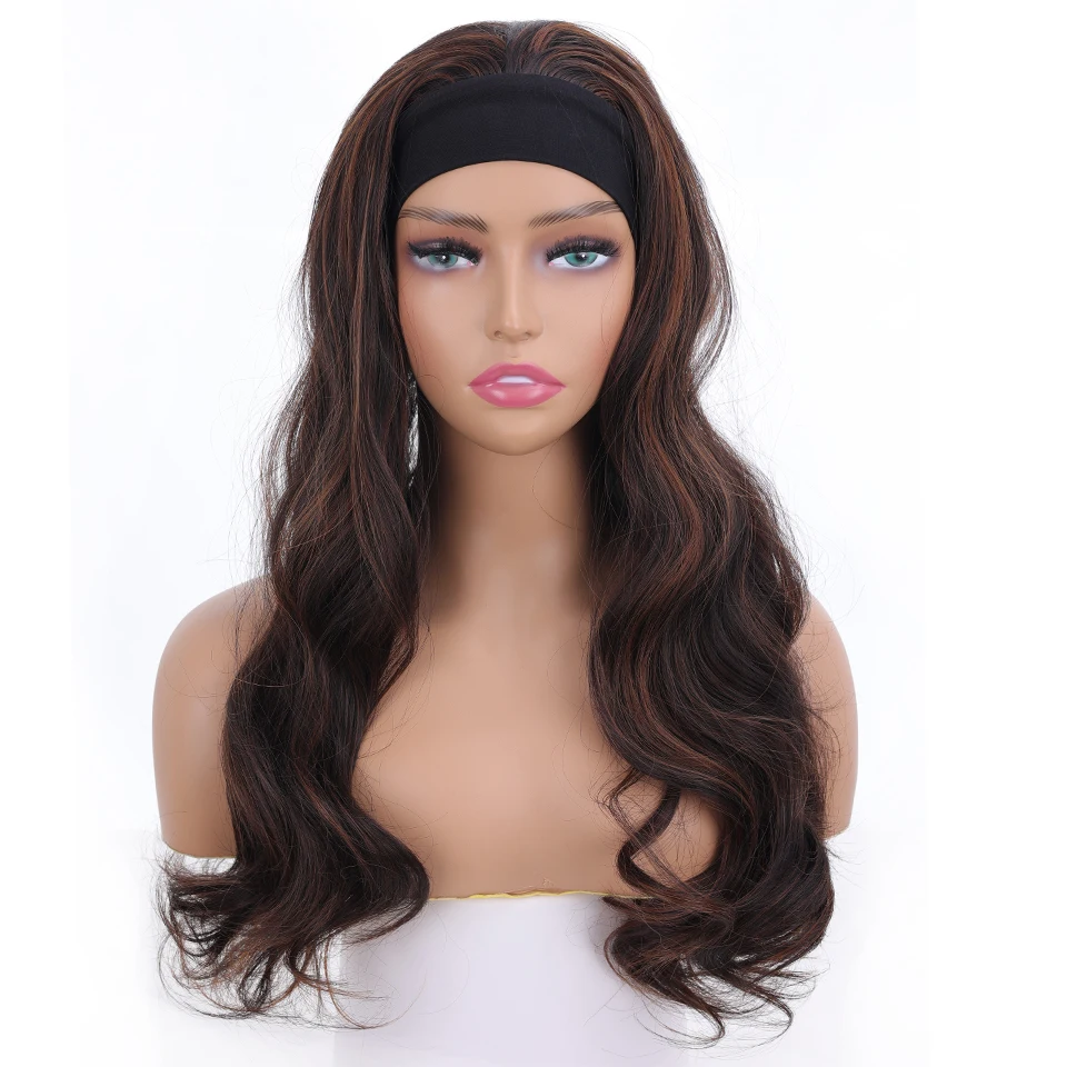 HOUYAN Synthetic Hairband African Wig Long Wavy Hair Black Brown Hairband Ribbon Synthetic Wig
HOUYAN Synthetic Hairband African Wig Long Wavy Hair Black Brown Hairband Ribbon Synthetic Wig
