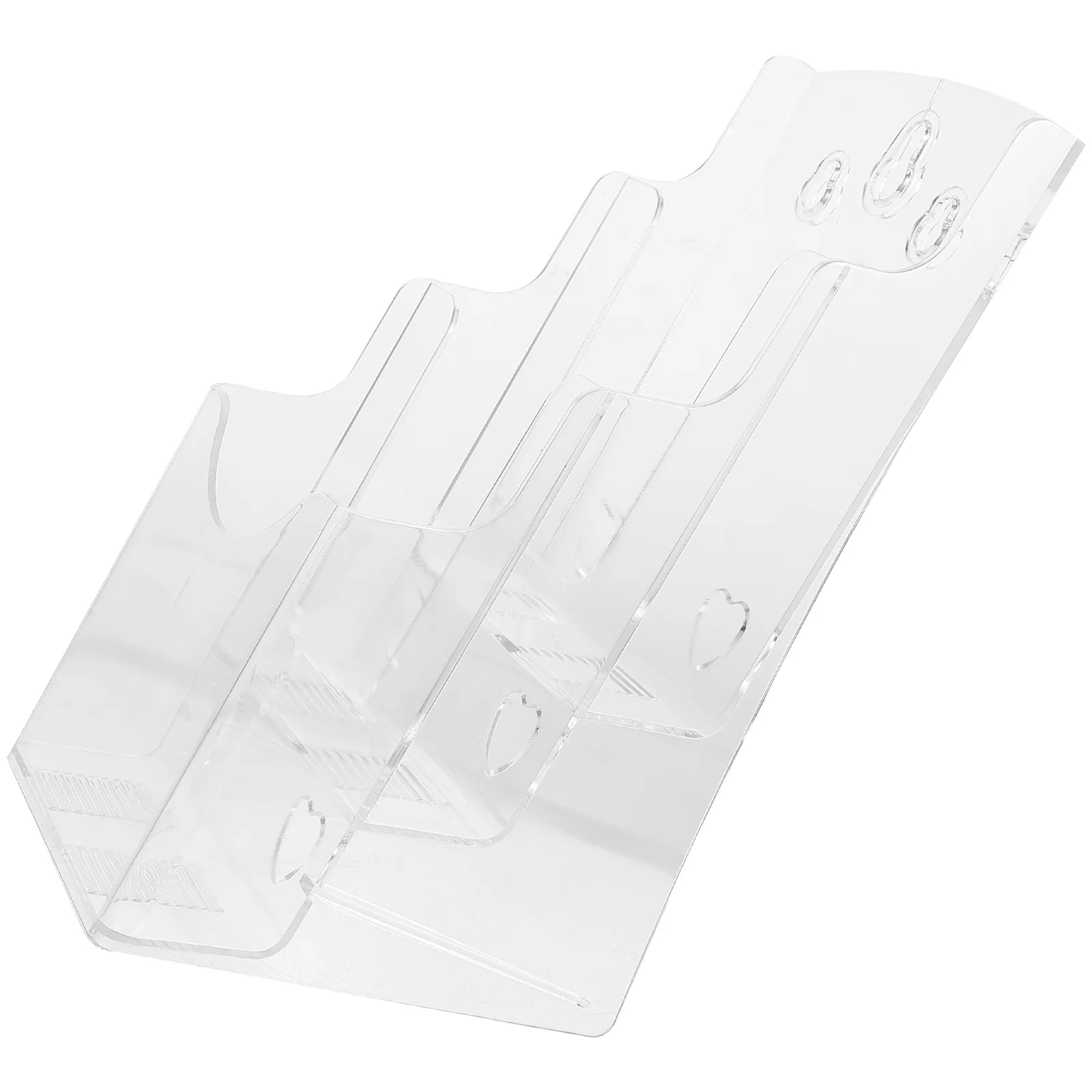 Acrylic Brochure Holder A6 Clear File Rack 4-Tier Magazine Display Rack Literature Holder
Acrylic Brochure Holder A6 Clear File Rack 4-Tier Magazine Display Rack Literature Holder