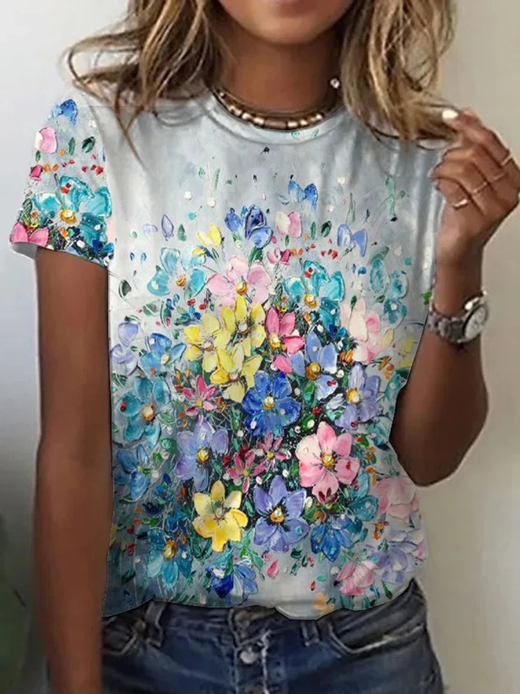 2022 Summer Women Butterfly Printed Slim Fit Blouse Blusas Fashion Ladies Street Shirts Casual O Neck Short Sleeve Pullover Tops
2022 Summer Women Butterfly Printed Slim Fit Blouse Blusas Fashion Ladies Street Shirts Casual O Neck Short Sleeve Pullover Tops