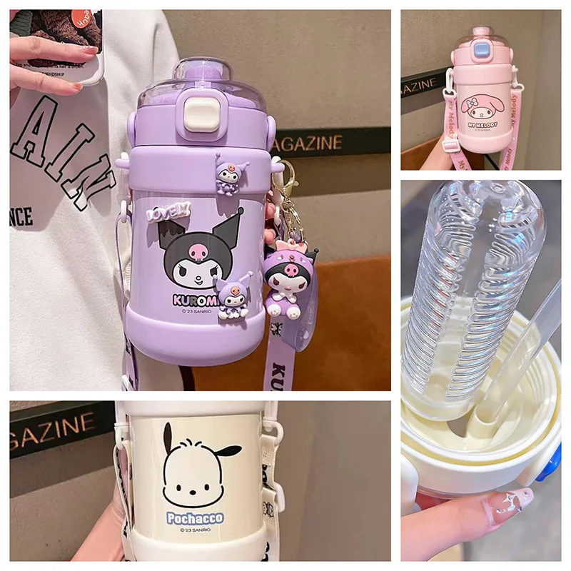 820ML Sanrios Hello Kitty Thermos Cup Anime Cartoon Kawaii Student Portable Strap Double Drinking Girls Drinking Water Bottle
820ML Sanrios Hello Kitty Thermos Cup Anime Cartoon Kawaii Student Portable Strap Double Drinking Girls Drinking Water Bottle