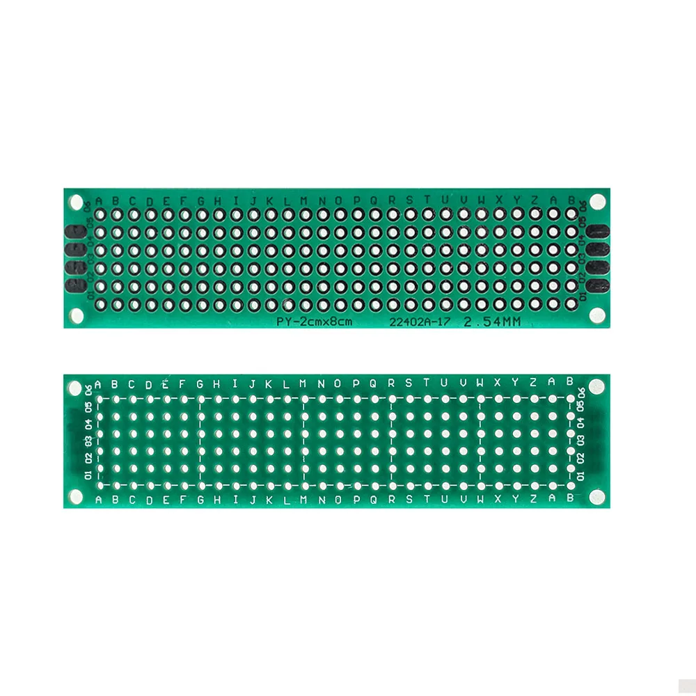 2PCS PCB Board 2x8cm 3x7cm 4x6cm Single Side PCB Prototype Board Green Universal Circuit Boards 2*8 3*7 4*6cm DIY Electronic Kit
2PCS PCB Board 2x8cm 3x7cm 4x6cm Single Side PCB Prototype Board Green Universal Circuit Boards 2*8 3*7 4*6cm DIY Electronic Kit