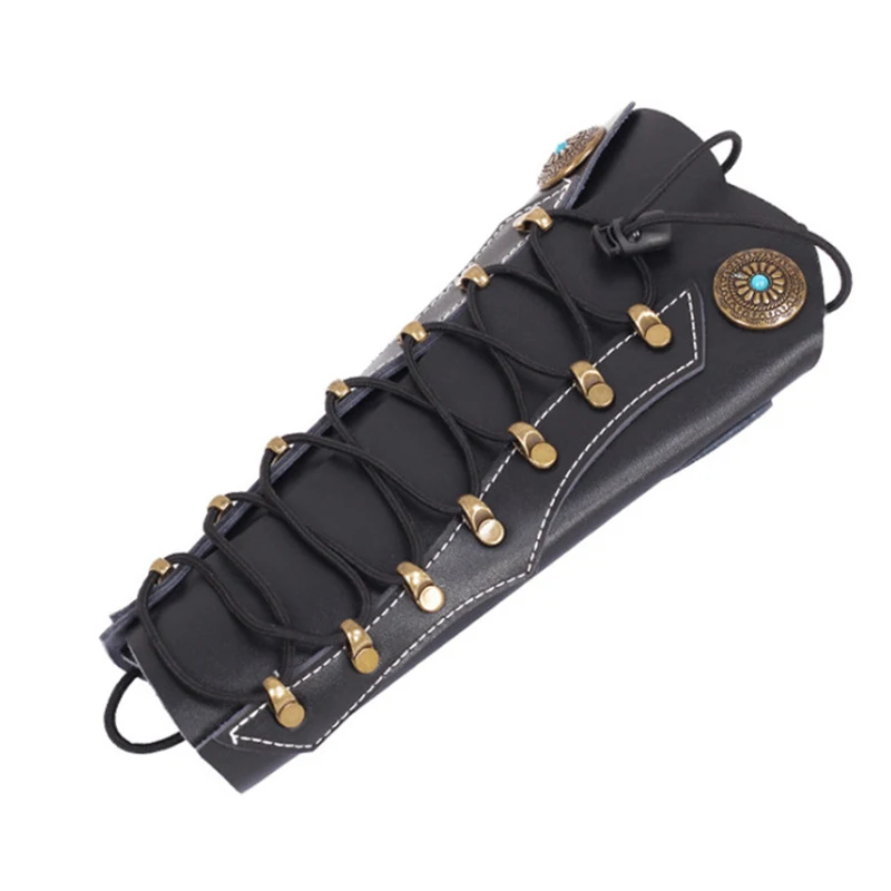 Archery Cowhide Arm Guard With Adjustable Straps Protective Gear Light-weight Bracer Gauntlet Bracelet Hunting Tools
Archery Cowhide Arm Guard With Adjustable Straps Protective Gear Light-weight Bracer Gauntlet Bracelet Hunting Tools