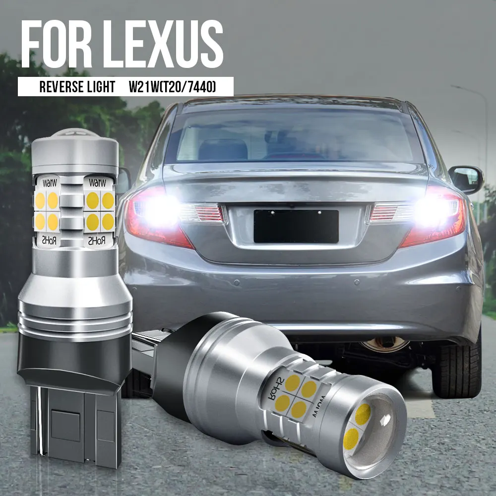 2pcs W21W 7440 T20 LED Backup Light Reverse Lamp Blub Canbus For Lexus LX470 RX300 1999-2003 IS200 LS430 2001-2003 GX470 SC430
2pcs W21W 7440 T20 LED Backup Light Reverse Lamp Blub Canbus For Lexus LX470 RX300 1999-2003 IS200 LS430 2001-2003 GX470 SC430