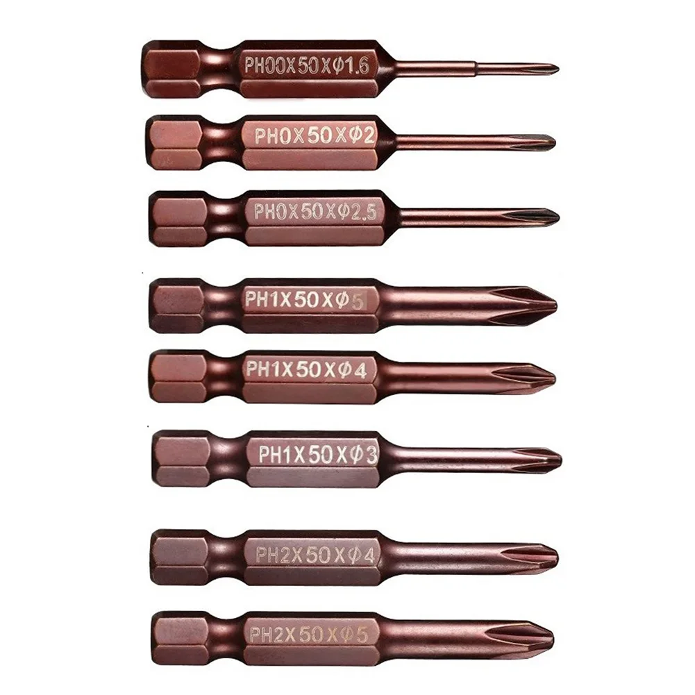1pcs 50mm 1/4inch Hex Shank Screwdriver Bit Electric Impact Drill PH00 PH0 PH1 PH2 Magnetic Alloy Steel Screwdriver Bit
1pcs 50mm 1/4inch Hex Shank Screwdriver Bit Electric Impact Drill PH00 PH0 PH1 PH2 Magnetic Alloy Steel Screwdriver Bit