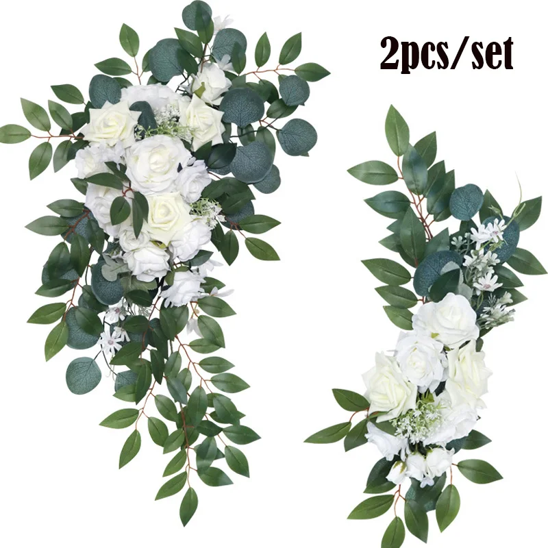Artificial Flowers White Rose Wedding Backdrop Wreath Decor Welcome Card Sign Corner Wall Props Arrange Arch Fake Flower Row
Artificial Flowers White Rose Wedding Backdrop Wreath Decor Welcome Card Sign Corner Wall Props Arrange Arch Fake Flower Row