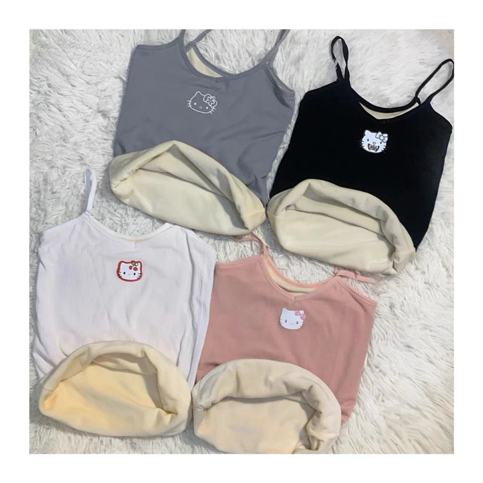 Hello Kitty Warm Underwear Tank Top Winter Women's Simple Solid Color Slim Fit Warm Strap Tank Top Women's
Hello Kitty Warm Underwear Tank Top Winter Women's Simple Solid Color Slim Fit Warm Strap Tank Top Women's