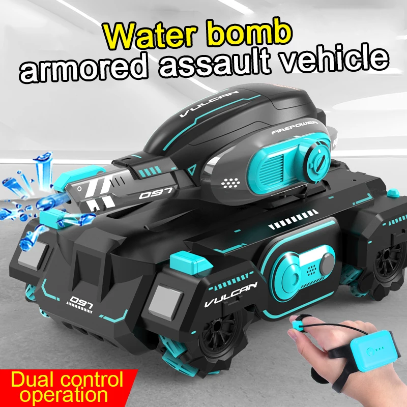 RC Car 4WD Tank RC Toy Water Bomb Shooting Competitive Gesture Controlled Tank Remote Control Drift Car Toys for Children Kids
RC Car 4WD Tank RC Toy Water Bomb Shooting Competitive Gesture Controlled Tank Remote Control Drift Car Toys for Children Kids