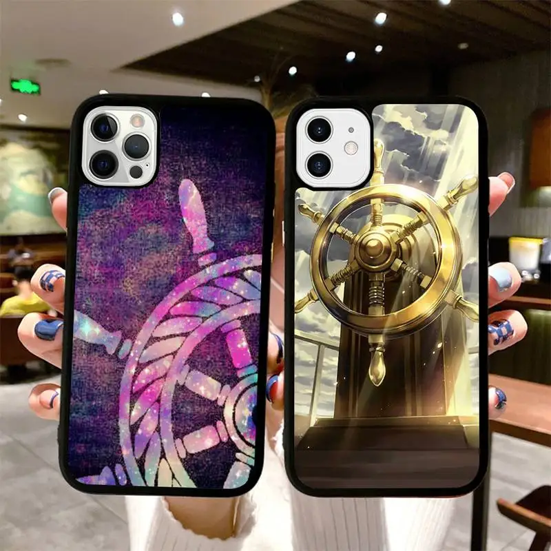 Ship Rudder Phone Case Silicone PC+TPU Case for iPhone 11 12 13 Pro Max 8 7 6 Plus X SE XR Hard Fundas
Ship Rudder Phone Case Silicone PC+TPU Case for iPhone 11 12 13 Pro Max 8 7 6 Plus X SE XR Hard Fundas