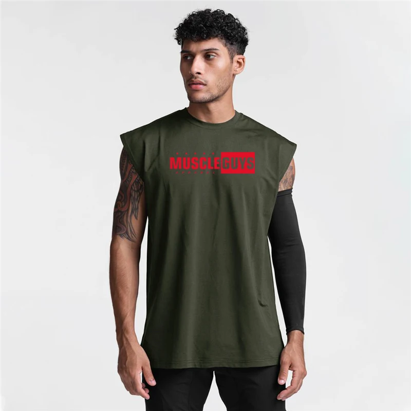 Muscleguys Gym Tank Top Men Summer Quick Dry Mesh Sleeveless Shirt Casual Fitness Stringer Singlets Mens bodybuilding Clothing
Muscleguys Gym Tank Top Men Summer Quick Dry Mesh Sleeveless Shirt Casual Fitness Stringer Singlets Mens bodybuilding Clothing