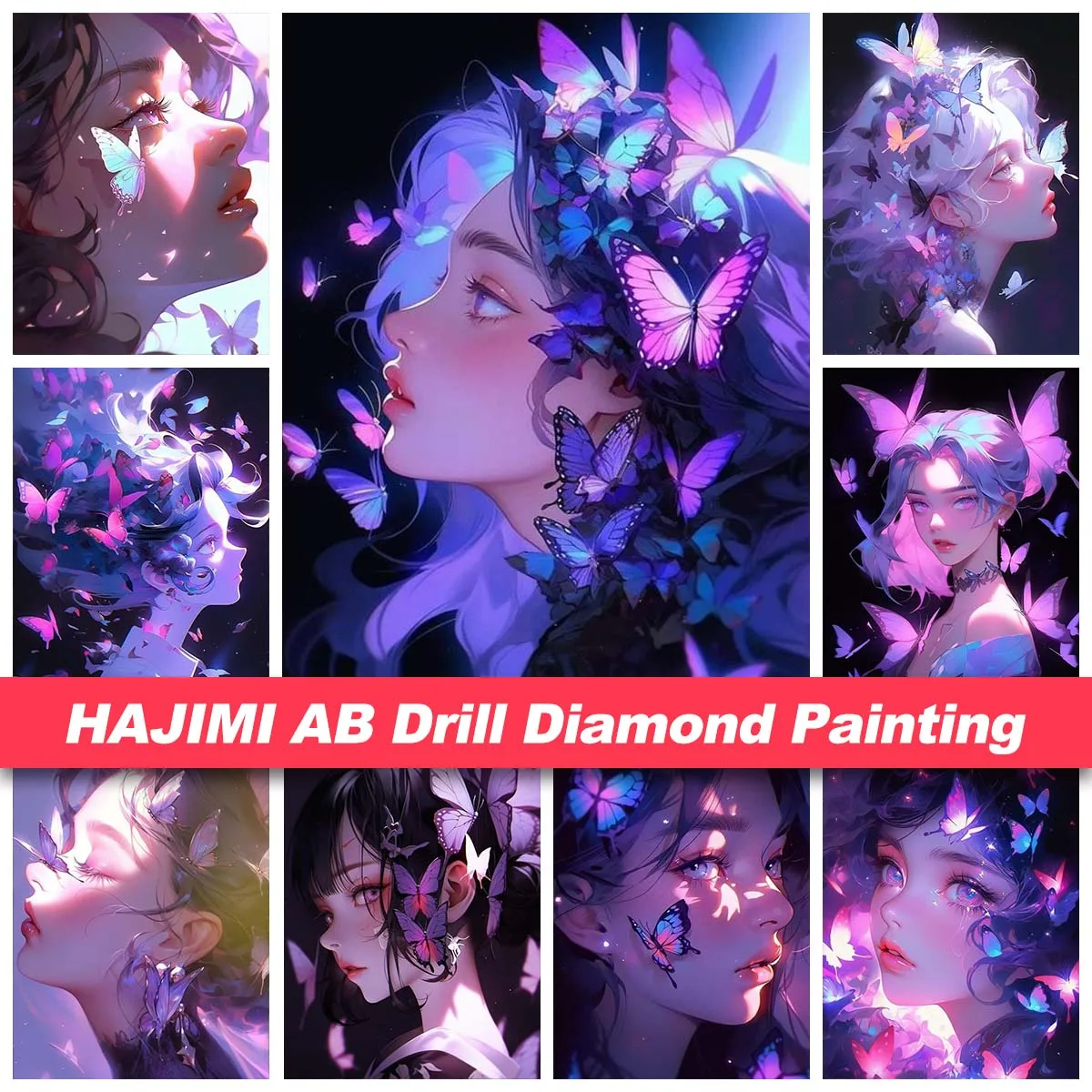 Butterfly Girl 5D DIY AB Diamond Painting Mosaic Embroidery Cartoon Girl Rhinestones Cross Stitch Home Decor Gift
Butterfly Girl 5D DIY AB Diamond Painting Mosaic Embroidery Cartoon Girl Rhinestones Cross Stitch Home Decor Gift