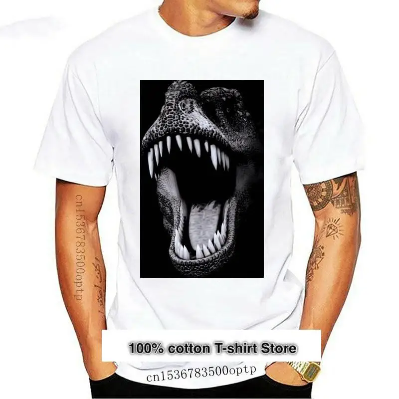 

Camiseta de la montaña para hombre, ropa de cara grande, Rex brillante, nueva T-rex brilla en la oscuridad