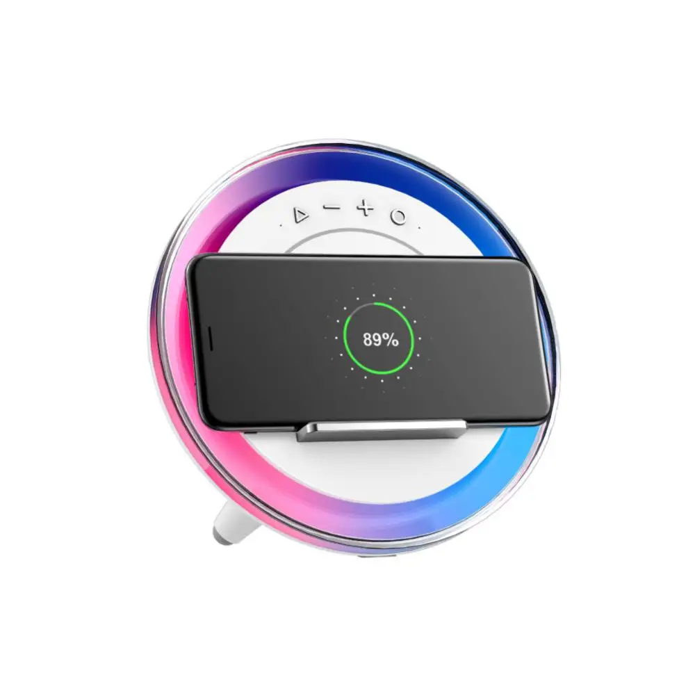 10w Charging 4 In 1 Multifunction Bluetooth Speake Wireless Night Lights Wireless Charging Best Birthday Gift Charging Accessory
10w Charging 4 In 1 Multifunction Bluetooth Speake Wireless Night Lights Wireless Charging Best Birthday Gift Charging Accessory