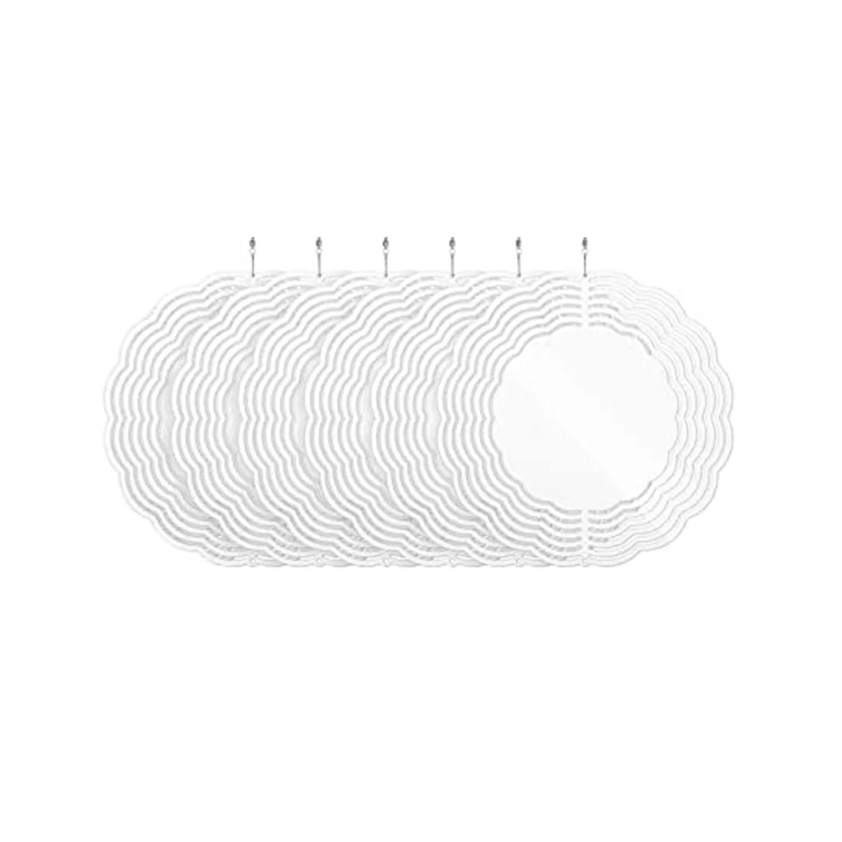 6Pack 8 Inch Sublimation Wind Spinner Blanks 3D Wind Spinners Hanging Wind Spinners for Indoor Outdoor Garden Decoration
6Pack 8 Inch Sublimation Wind Spinner Blanks 3D Wind Spinners Hanging Wind Spinners for Indoor Outdoor Garden Decoration