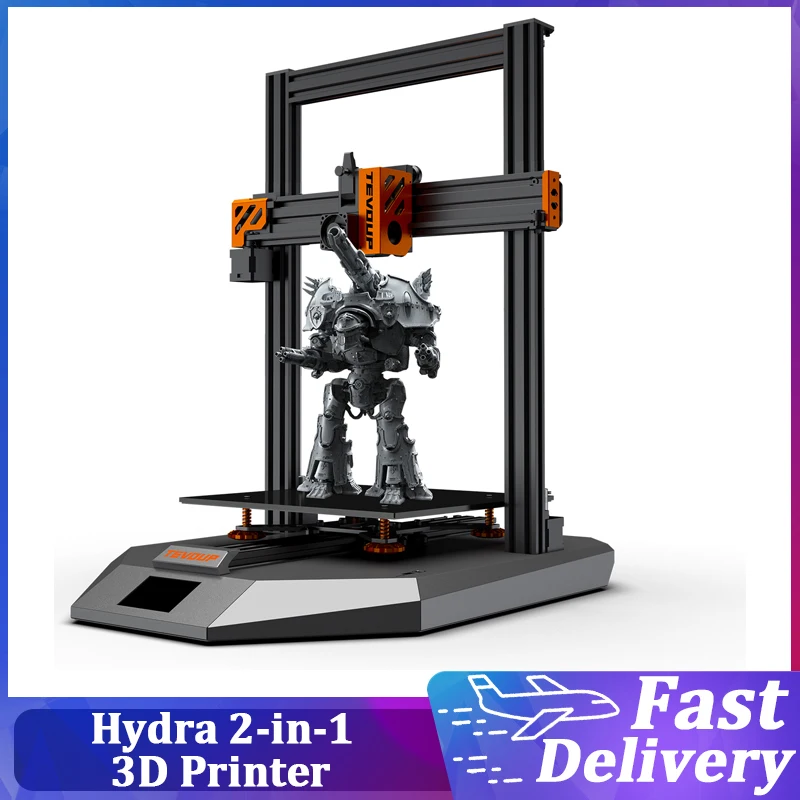 TEVOUP HYDRA 3D Printer Laser Engraver 2 in 1 Carving Machine 305x305x400mm Fast Heating Bed Auto Leveling DIY Engraver Tool
TEVOUP HYDRA 3D Printer Laser Engraver 2 in 1 Carving Machine 305x305x400mm Fast Heating Bed Auto Leveling DIY Engraver Tool