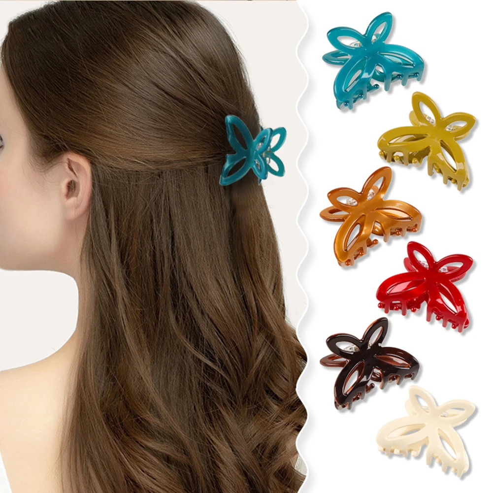 New Korean Version Solid Color Butterfly Exquisite Compact Hair Clip Claw For Temperament Girls Acetic Acid Small Shark Clip
New Korean Version Solid Color Butterfly Exquisite Compact Hair Clip Claw For Temperament Girls Acetic Acid Small Shark Clip