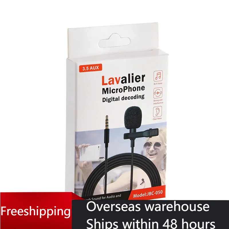 Mini 3.5mm Lavalier Microphone with Clip-on Lapel Microphone for Recording SmartPhone IPhone/Android/PC Laptop Lound Loudspker
Mini 3.5mm Lavalier Microphone with Clip-on Lapel Microphone for Recording SmartPhone IPhone/Android/PC Laptop Lound Loudspker